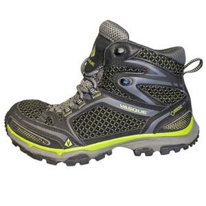 Vasque Inhaler II Gore-Tex Hiking Boots Men's Size 7M Shoes Black And Lime Green